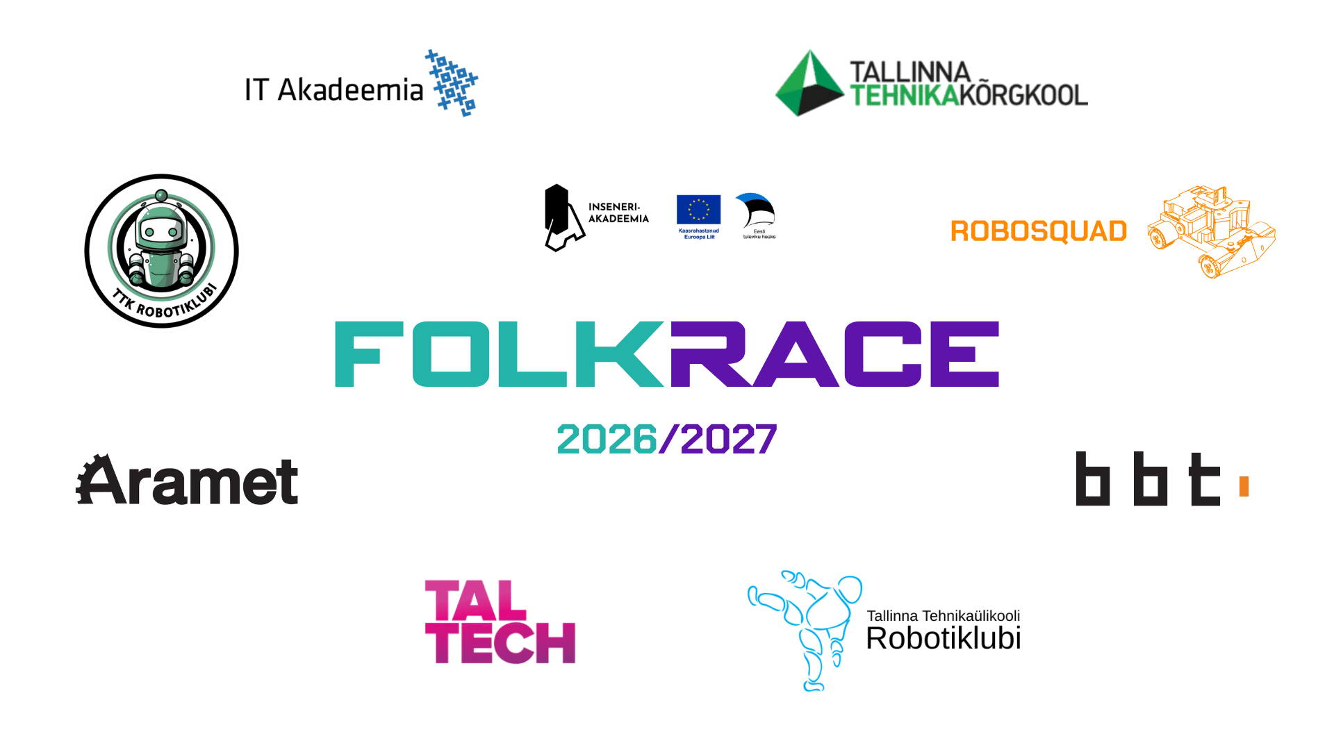 Folkrace Eesti 2026/2027 koostööpartnerid